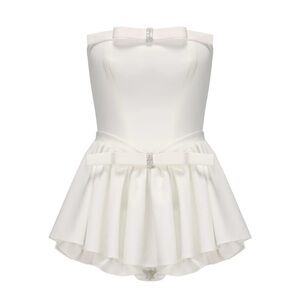 Nana Jaqueline Giselle Bow Jumpsuit Small